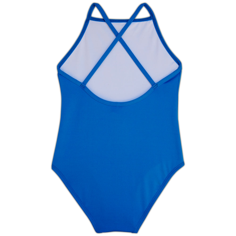 Blue Girls' Swimsuit UPF 50+ – Sun Pop Life