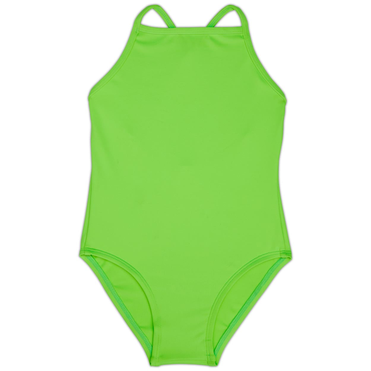 Green Girls' Swimsuit UPF 50+ – Sun Pop Life